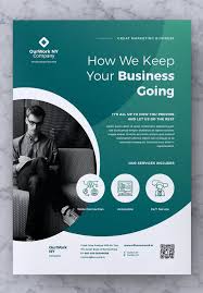 Corporate Business Flyer Template Psd Ai Eps Graphic Design Flyer Business Flyer Templates Business Poster