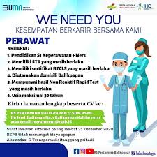 Scribd is the world's largest social reading and publishing site. Lowongan Kerja Rs Pertamina Balikpapan Desember 2020