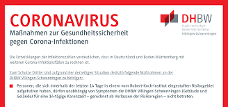 Hilfreiche tipps, tricks und hinweise zur umgang mit der aktuellen situation. Massnahmen Zur Gesundheitssicherheit Gegen Corona Infektionen Update Dhbw Villingen Schwenningen