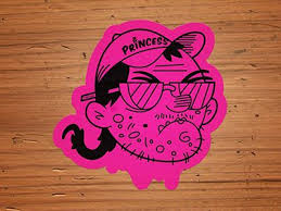 Sticker design helps you to create custom stickers, wall stickers, and decals for your home and your business. A New Sticker Design Which You Can Purchase I Actually Saw This Person In Real Life For Reals Sticker Design New Sticker Design