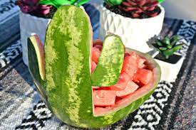 Summer's best fruit can be a little tricky to slice. Saguaro Cactus Watermelon Bowl Brie Brie Blooms