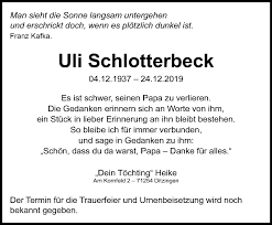 Fc union zum sc freiburg zurück. Traueranzeigen Von Uli Schlotterbeck Stuttgart Gedenkt De
