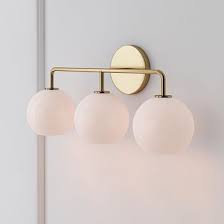 Sculptural 2 Light Globe Sconce Milk In 2020 Globe Sconce Globe Lights Sconces