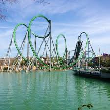 See full list on coasterpedia.net Fotos Bei The Incredible Hulk Coaster Fahrgeschaft Attraktion In Orlando
