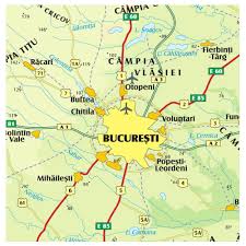 Poate fi realizata pe suport canvas ori hartie foto resin coated. Harta Romania Administrativa Si Fizico Rutiera 100 X 140 Cm