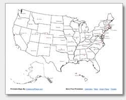 Whether you need to print labels for closet and pantry organization or for shipping purposes, you can make and print custom labels of your very own. Printable United States Maps Outline And Capitals