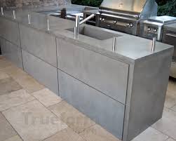 outdoor concrete countertop trueform