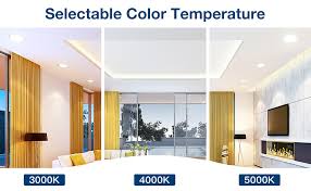 Maybe you would like to learn more about one of these? Amico 5 6 Inch 3cct Led Recessed Lighting 12 Pack Dimmable Damp Rated 12 5w 100w 950lm Can Lights With Baffle Trim 3000k 4000k 5000k Selectable Simple Retrofit Installation Ul Amazon Com