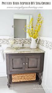 Pottery Barn Inspired Vanity Wood Bathroom Vanity Home Decor Wood Bathroom