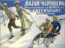 bazar nurnberg wintersport berlin 1905 sport poster vintage sports ski posters
