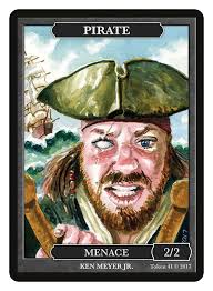 Pirate Token Artist Ken Meyer Jr. MTG Magic Token Givememana