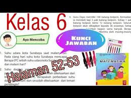 We did not find results for: Kunci Jawaban Matematika Kelas 6 Halaman 52 53 Soal Cerita Bilangan Bulat Positif Dan Negatif Youtube