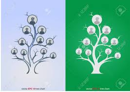 Glowing Tree Organizational Chart Infographic Template Business