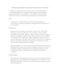 Resignation letter sample library 3: Employee Resignation Agreement Non Compete 3 Easy Steps