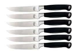 Berghoff 6 Piece Bistro Steak Knife Set Silver Review Steak Knife Set Steak Knives Knife Sets