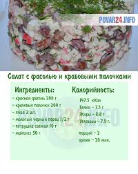 салат с красной фасолью и крабовыми палочками и огурцом Salat S Fasolyu I Krabovymi Palochkami Recepty Edy Horoshee Pitanie Eda