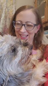 Hello, Tiktok world! I'm Lauri and I'm happy to be here to connect with all  of you. I'm an author with an adorable lap dog. Sometimes we figure out a  system. Lol. #author #thrillerauthor #doglover ...