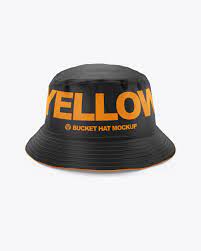 Download Bucket Hat Mockup In Apparel Mockups On Yellow Images Object Mockups