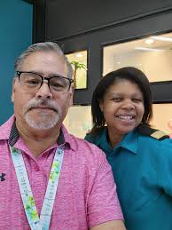 Meeting the ship's concierge and future cruise lead was delightful