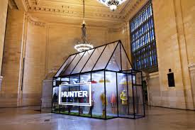 Hunter Boots Grand Central Terminal Vanderbilt Hall Experiential Marketing Pop Up Event Events B2c Hunter Gr Pop Up Experiential Marketing Retail Design