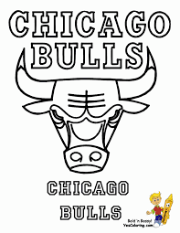 Choose your favorite coloring page and color it in bright colors. Chicago Bulls Coloring Pages Coloring Home