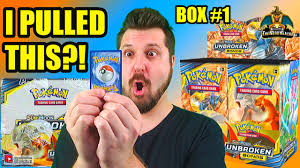 Pokemon sun & moon unbroken bonds rare holo vileplume #8. Pokemon Unbroken Bonds Booster Case Opening Box 1 Charizard Hunting