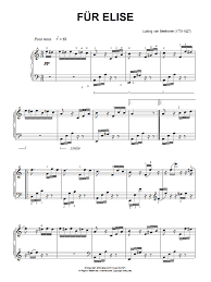 Ich hoffe sehr, dass du viel freude an diesem für elise piano tutorial hast. Fur Elise Noten Ludwig Van Beethoven Klavier Solo