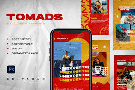 Layered psd easy smart object insertion license: Tomads Instagram Stories Post In Creative Store On Yellow Images Creative Store