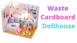 Diy miniature dollhouse room ~ rapunzel room decor, backpack how to make a miniature rapunzel room decor for twin. Miniature Dollhouse Made With Cardboard Diy Dollhouse Youtube