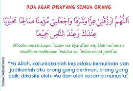 Khat Bacaan Doa Agar Disayang Semua Orang Ebook Anak