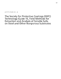 appendix a the society for protective coatings sspc