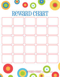 training chart reward chart all four of these portrait