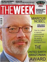 This interview appeared in the September issue of THE WEEK, a British and  India magazine. Although the article was very good I never saw the cover!  Which is FANTASTIC! Here is the