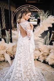 Bohemian Vibes For The Modern Bride Bleu Luxury Rentals In 2020 Wedding Dresses Near Me Wedding Dresses Houston Lace Bridal Gown