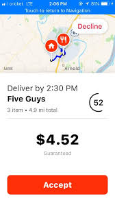 When Did Orders Become This Shitty Not Even A Dollar Per Mile For A 5 Mile Trip Doordash