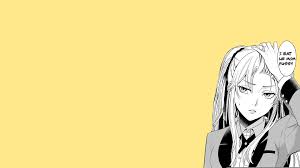 See light yellow background stock video clips. Wallpaper Kakegurui Saotome Meari Yellow Background Manga 1920x1080 Rsd 1974285 Hd Wallpapers Wallhere