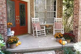 From rocking armchairs to hanging swings, find everything you need to transform your front stoop into a tranquil retreat, no matter its size. Front Porch Fall Decor 2021