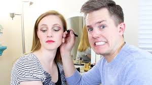 Husband Does My Makeup!!