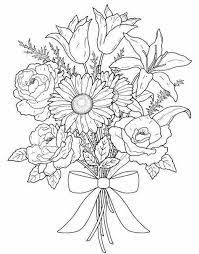 Priegelwerk heel gedetailleerd mooie onderwerpen. 64 Ideeen Over Bloemen Kleurplaten Bloemen Kleurplaten Kleurplaten Bloemen