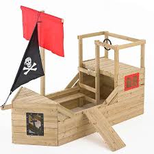 Tp Toys Tp164 Forest Pirate Galleon 2 Wooden Playhouse Play Houses Outdoor Play