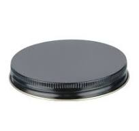 89-400 Black Metal Screw Cap With Customizable Liner Options