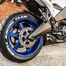 Motorcycle Tire Lettering Set Of 8 Tire Decals Motorcycle Tires Performance Tyres Tire