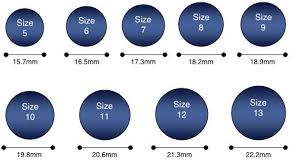 ring size chart freedom jewelry usa