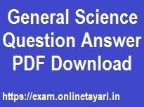 General Science Questions For Competitive Exams Pdf Download Science Questions This Or That Questions Science