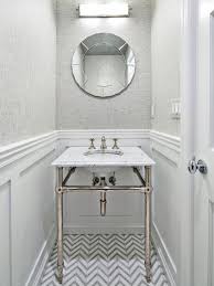 Here are some powder room ideas featuring color for inspiration: Marble Tiles Make Impact In Contemporary Powder Room Hgtv
