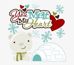 Download You Melt My Heart Svg Polar Bear Svg Igloo Svg Snowflake Thank You Free Transparent Png Download Pngkey