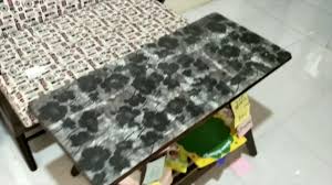 Coffee table ideas such as the ones shown here under are quite trendy to look and everyone with a couple of old or vintage suitcases or trunks can get the same chicness as can be seen in the photos below. Diy Decoupage Coffee Table Youtube