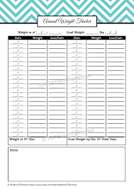 Free Printable 20 100 Pound Weight Loss Trackers Lose 100