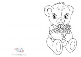 Soft toys have always been popular. Teddy Bear Colouring Pages