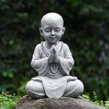 Find billeder for buddha ornament. Goodeco Meditating Baby Buddha Statue Garden Outdoor Buda Figurine Decor Zen Monk Sculpture Jardin Lawn Sitting Buddha Ornament Statues Sculptures Aliexpress